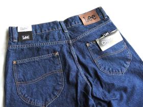 Calça Jeans Lee Chicago Tradicional Cintura Alta Azul Escura 16Oz