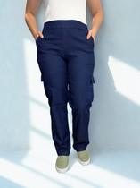 Calça Jeans Leve Cargo Feminina.