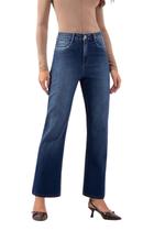 Calça Jeans Lunender Reta Cropped Azul