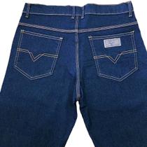 Calça Jeans Lycra Costura Tripla Reforçada