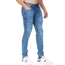 Calça Jeans Marmorizada Masculina Modelo Skinny