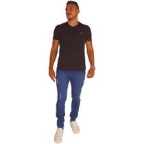 Calça Jeans Masculina Adulto Modelo Destroyed Com Bolso Linha Premium Reforçada Fashion Confortável Calça Jeans Masculina Adulto Modelo Destroyed Com Bolso Linha Premium Reforçada Fashion Confortável