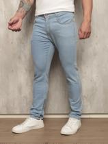 Calça Jeans Masculina Azul Clara Skinny Linha Primium