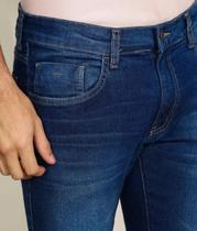 Calça jeans masculina basica azul escuro - TRITEX JEANS