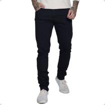 Calça Jeans Masculina Básica Confortável Com Elastano Casual Moderna
