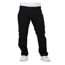 Calça Jeans Masculina Básica Preto Com Bolsos Tradicional