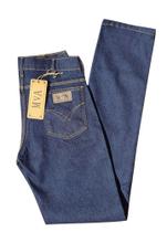 Calça jeans masculina cor escura country tradicional com elastano - MVA JEANS