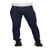 Calça Jeans Masculina Corte Reto Shyros Bolsos Tradicional