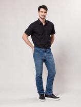 Calca Jeans Masculina Denim Com Elastano Classica Tradicional Right Basica Reto Lemier