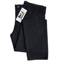 Calça Jeans Masculina Escura Tradicional Para Trabalho Reta Serviço