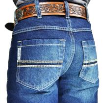 Calça Jeans Masculina Escura White King Farm Calça Jeans Masculina Escura White King Farm