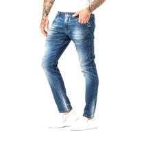 Calça Jeans Masculina Estonada Com Respingos de Tinta Super Skinny Fit Zune Calça Jeans Masculina Estonada Com Respingos de Tinta Super Skinny Fit Zune