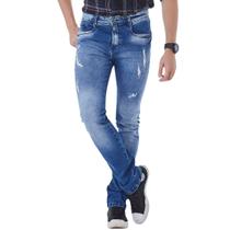Calça Jeans Masculina HNO Skinny Destroyed Azul Calça Jeans Masculina HNO Skinny Destroyed Azul