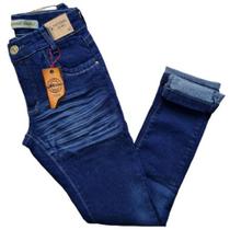 Calça jeans masculina infantil juvenil com elastano Tam 10 Ao 16 Anos Calça jeans masculina infantil juvenil com elastano Tam 10 Ao 16 Anos