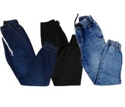 Calça Jeans Masculina Infantil Meninos Com Regulador Calça Jeans Masculina Infantil Meninos Com Regulador