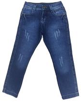 Calça Jeans Masculina Infantil Tam. 04 ao 08