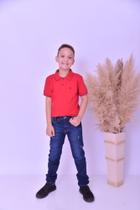 Calça jeans masculina infanto juvenil