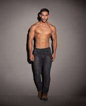 Calça jeans masculina, jeans escuro - Qg jeans