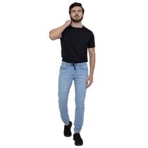 Calça Jeans Masculina Jogger Com Cordão