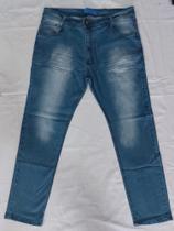 Calça Jeans Masculina Lavagem Clara Premium Com Acabamento Unico Moda Inverno Plus Size Calça Jeans Masculina Lavagem Clara Premium Com Acabamento Unico Moda Inverno Plus Size