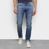 Calça Jeans Masculina Lycra Cintura Skinny Básica