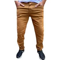 calça jeans masculina ou sarja varias cores com lycra