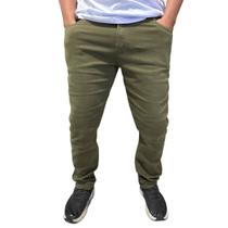 calça jeans masculina ou sarja varias cores com lycra - Emporium black