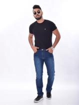 Calça jeans masculina pistolado puida Calça jeans masculina pistolado puida