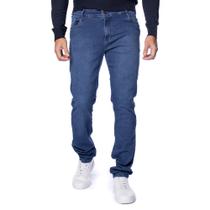 Calça Jeans Masculina Pitt Slim Fit Azul