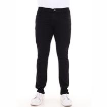 Calça Jeans Masculina Preta Casual Com Estilo Tradicional