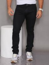 Calça jeans masculina preta tradicional Calça jeans masculina preta tradicional