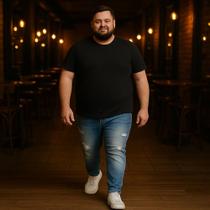 CALÇA JEANS Masculina RASGADA Plus Size Grande Tamanho 44 46 48 Reforçada 1094