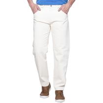 Calça Jeans Masculina Reta Off White Branco