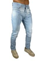 calça jeans masculina sarja e masculino slim skinny top com lycra sarja e jeans premium lançamento - EMPORIUM BLACK