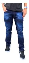 Calça Jeans Masculina Skinny C/ Elastano Premium