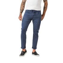 Calça Jeans Masculina Skinny Color Azul Marinho Cós com Cordão Zune Calça Jeans Masculina Skinny Color Azul Marinho Cós com Cordão Zune