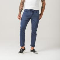 Calça Jeans Masculina Skinny Color Cós com Cordão Zune