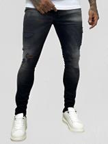 calça jeans masculina skinny com elastano 2024