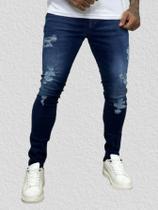 calça jeans masculina skinny com elastano 2024