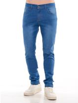 Calça Jeans Masculina Skinny Com Elastano Lycra