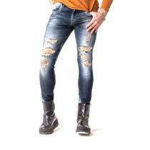 Calça Jeans Masculina Skinny Destroyed Estonado Zune