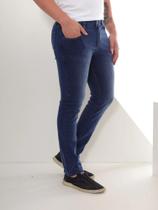 Calça Jeans Masculina Skinny Lavagem Escura Calça Jeans Masculina Skinny Lavagem Escura