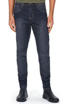 Calça Jeans Masculina Skinny Resinada Polo Wear Jeans Médio