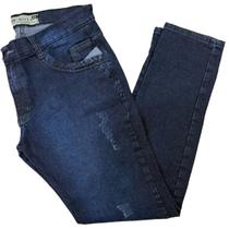 Calça Jeans Masculina Skinny Slim Elastano Casual Premium