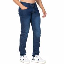 Calça Jeans Masculina Skynni Azul Com Elastano Top Oferta