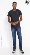 Calça jeans masculina Slim biotipo com Lycra