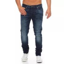 Calça Jeans Masculina Slim Fit Lycra Extra Confort Elastano Cores - WK-66
