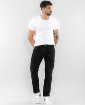 Calça Jeans Masculina Slim Fit Preto Bielástico Extreme Power 22339 Preto