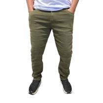 Calça jeans masculina slim reto sarja ou jeans com elastano a pronta entrega - Emporium black