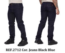 Calça Jeans Masculina Slim Sport Fino Bolso Faca Social Malloy
